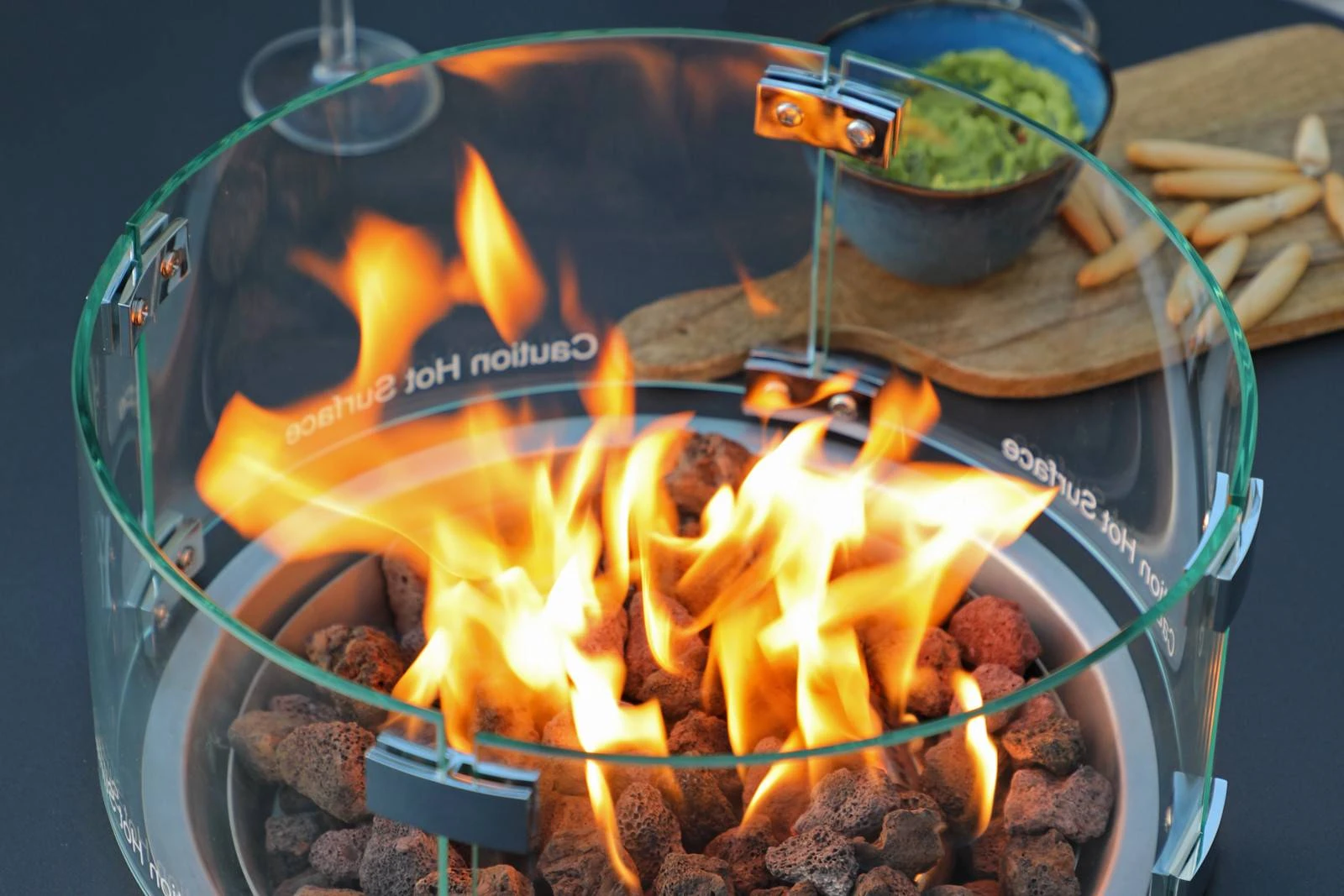 Стол-очаг FOGO квадратный, белый