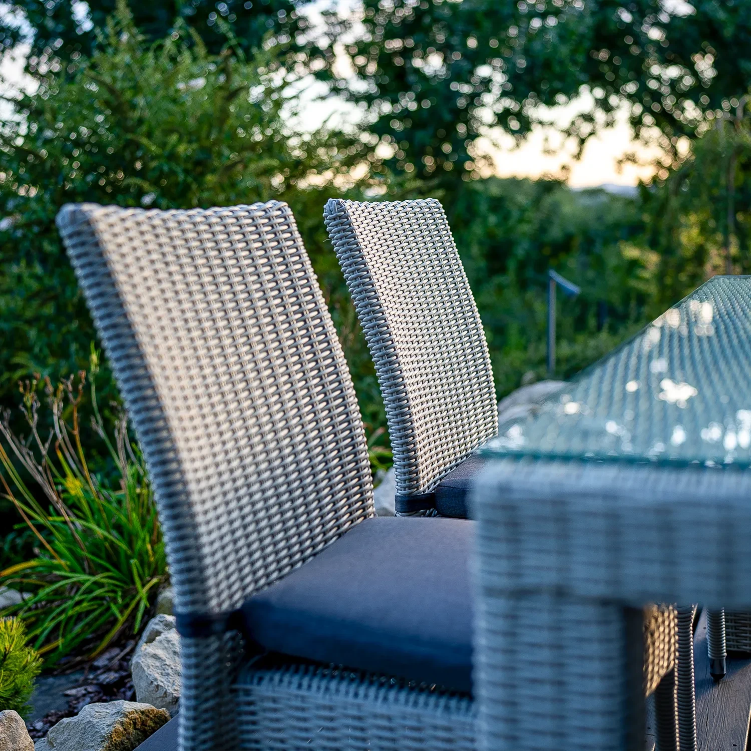 Обеденный комплект RAPALLO 220 + STRATO Белый