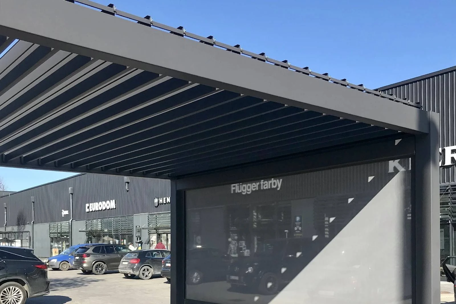 Пергола для террасы PERARA 4x3 Antracite