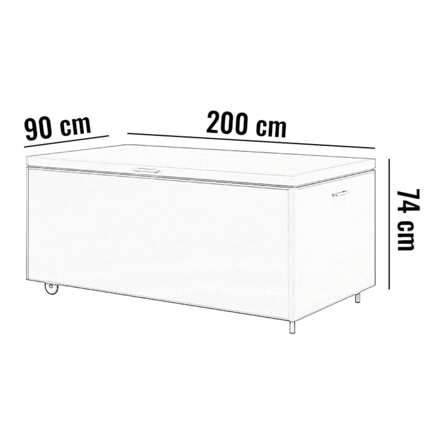 Ящик для хранения CONTENITORE 200 Белый