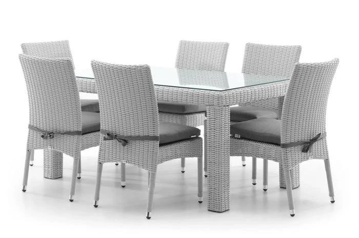 Обеденный комплект RAPALLO 160 + STRATO Белый