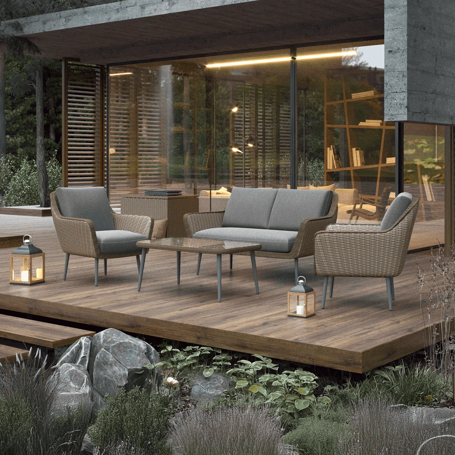 Диванный комплект MONZA Песочный