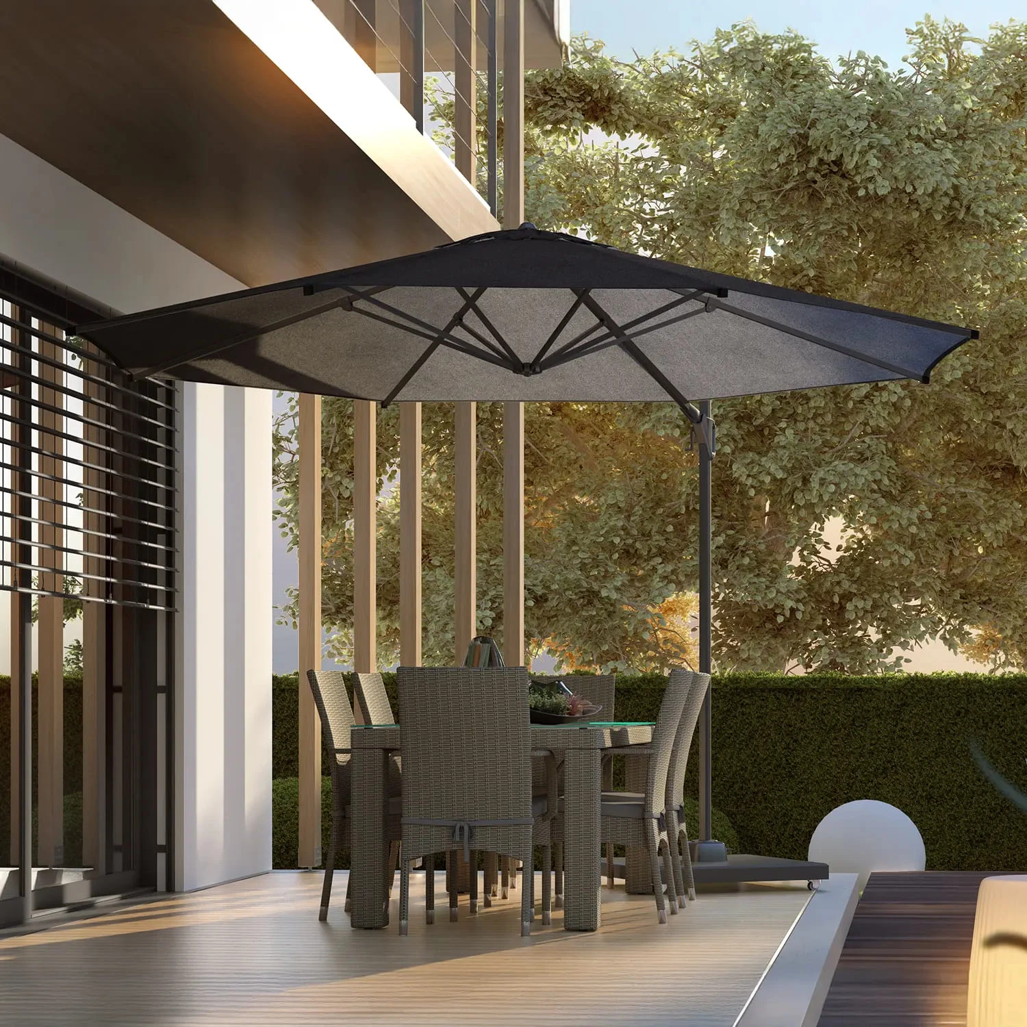 Садовый зонт CHALLENGER T² Premium Ø3,5 Havana