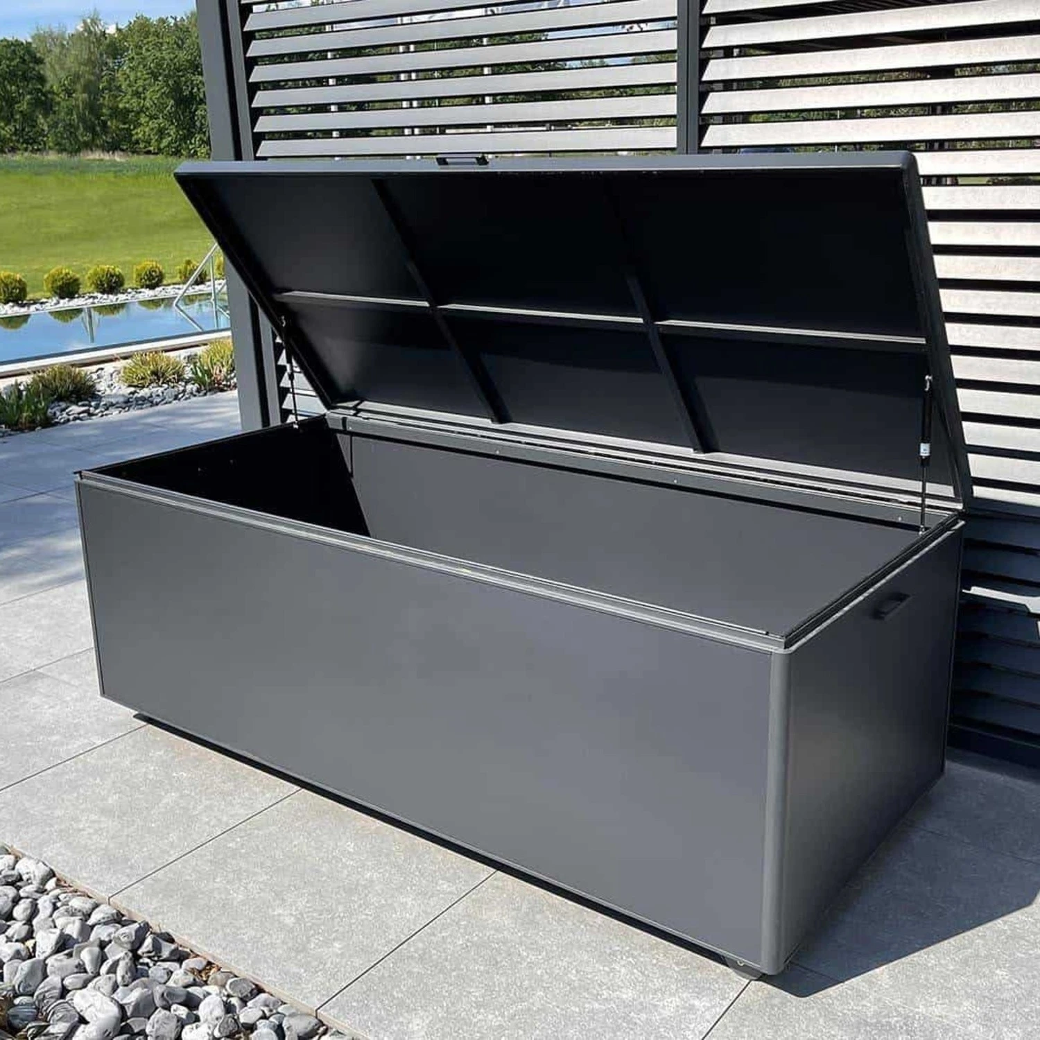 Ящик для хранения CONTENITORE 200 Антрацит