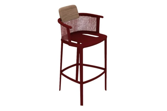Барный стул NICOLETTE Красный