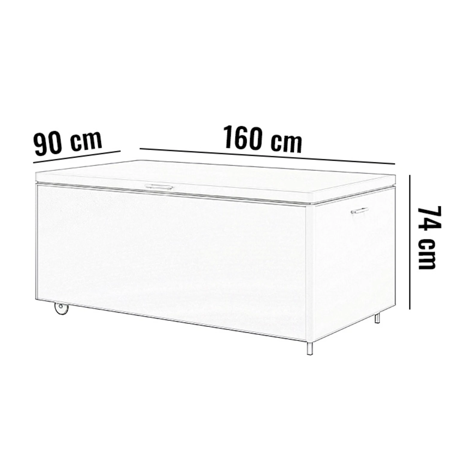 Ящик для хранения CONTENITORE 160 Белый