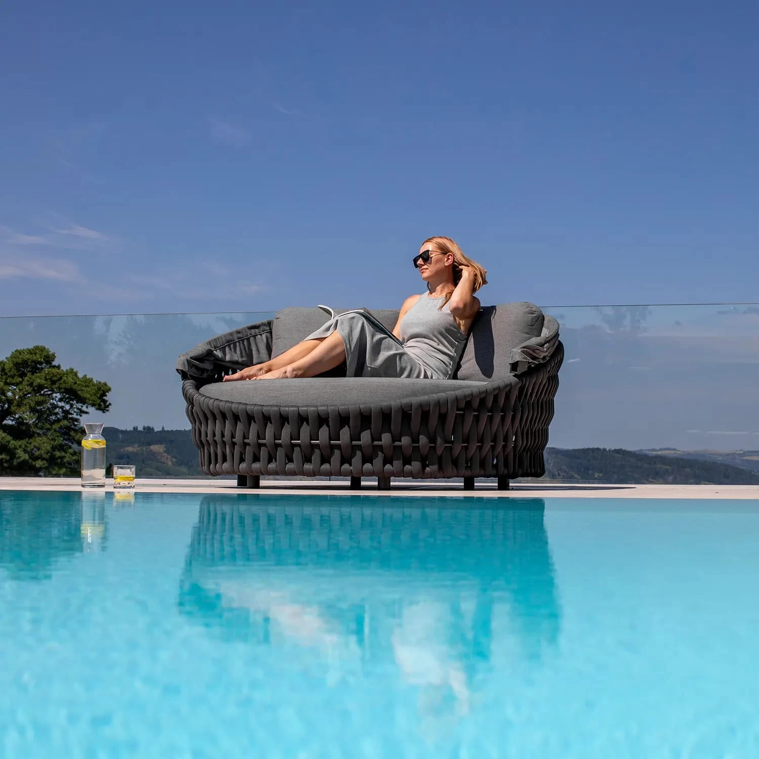 Диван с крышей HUG Антрацит