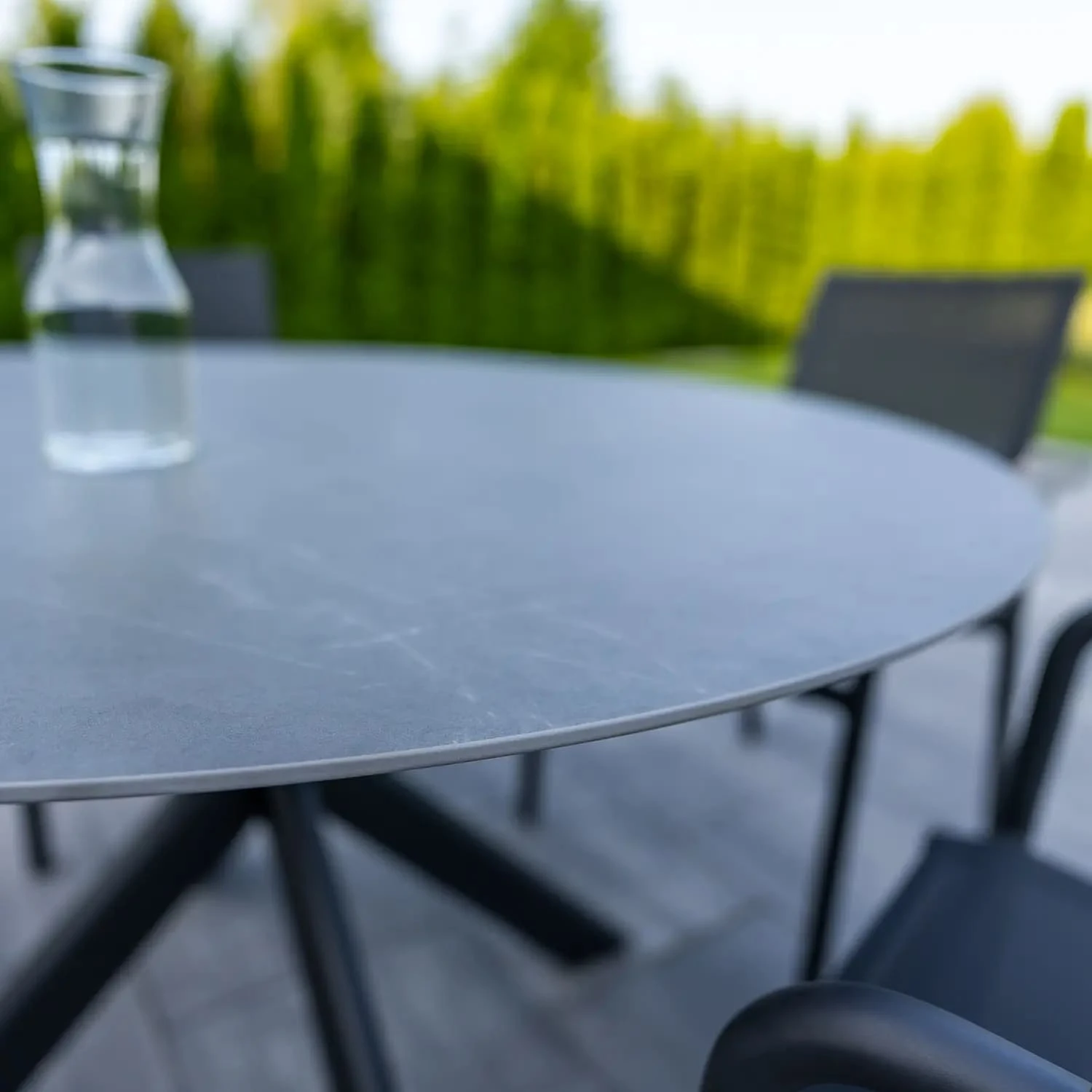 Обеденный комплект LUGO + SOLLER Teak Антрацит