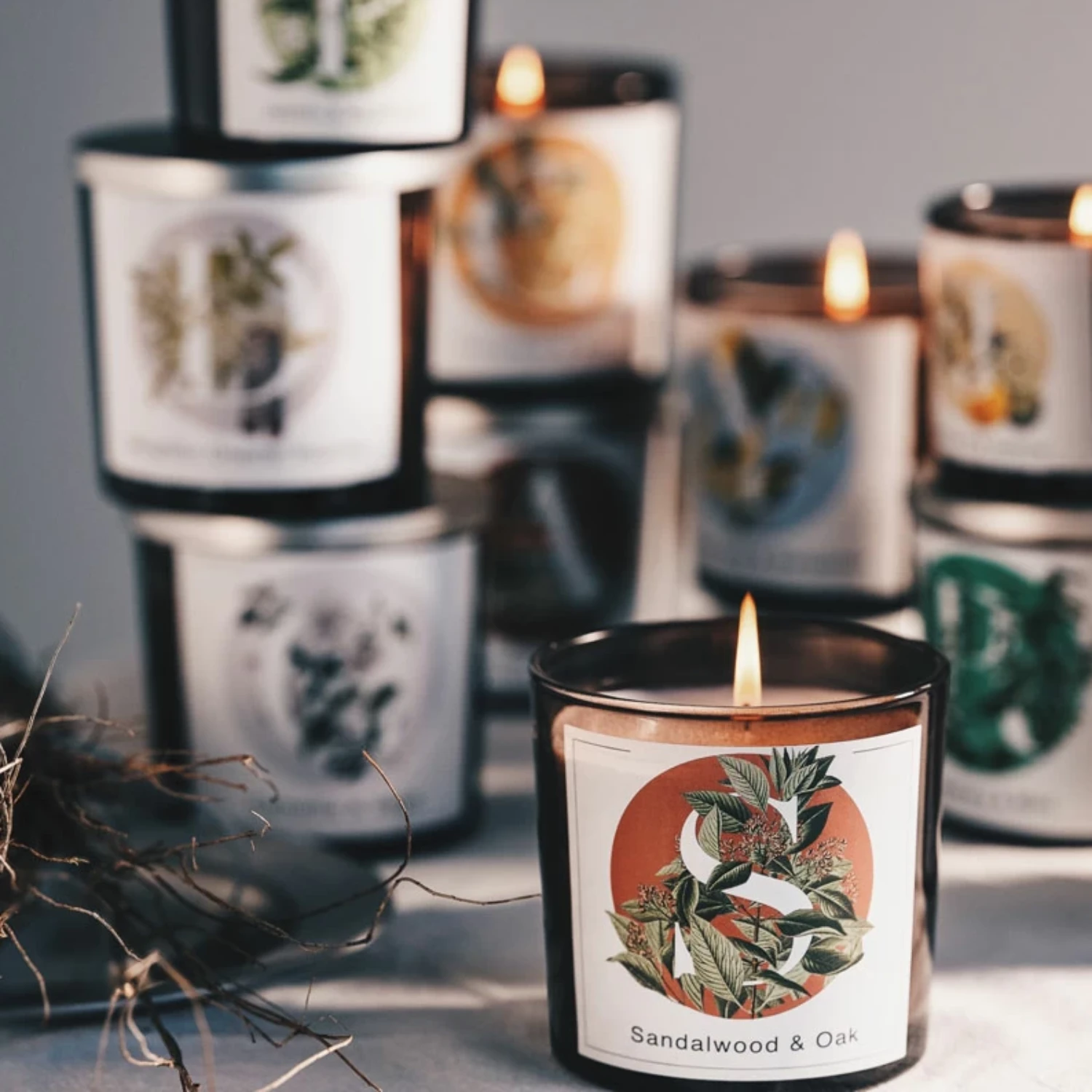 Свеча S «Sandalwood & Oak» 350