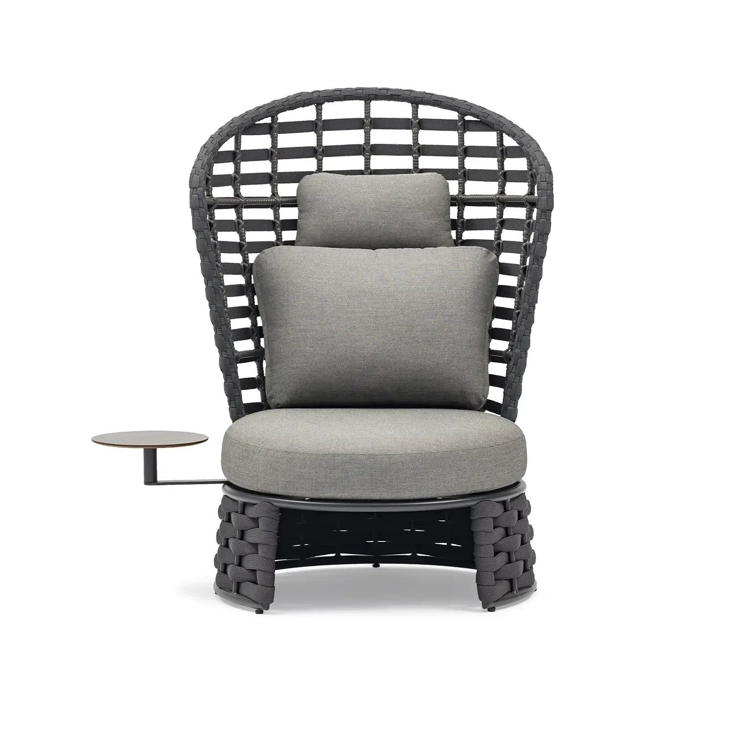 Кресло для отдыха со столиком NOBLE Антрацит