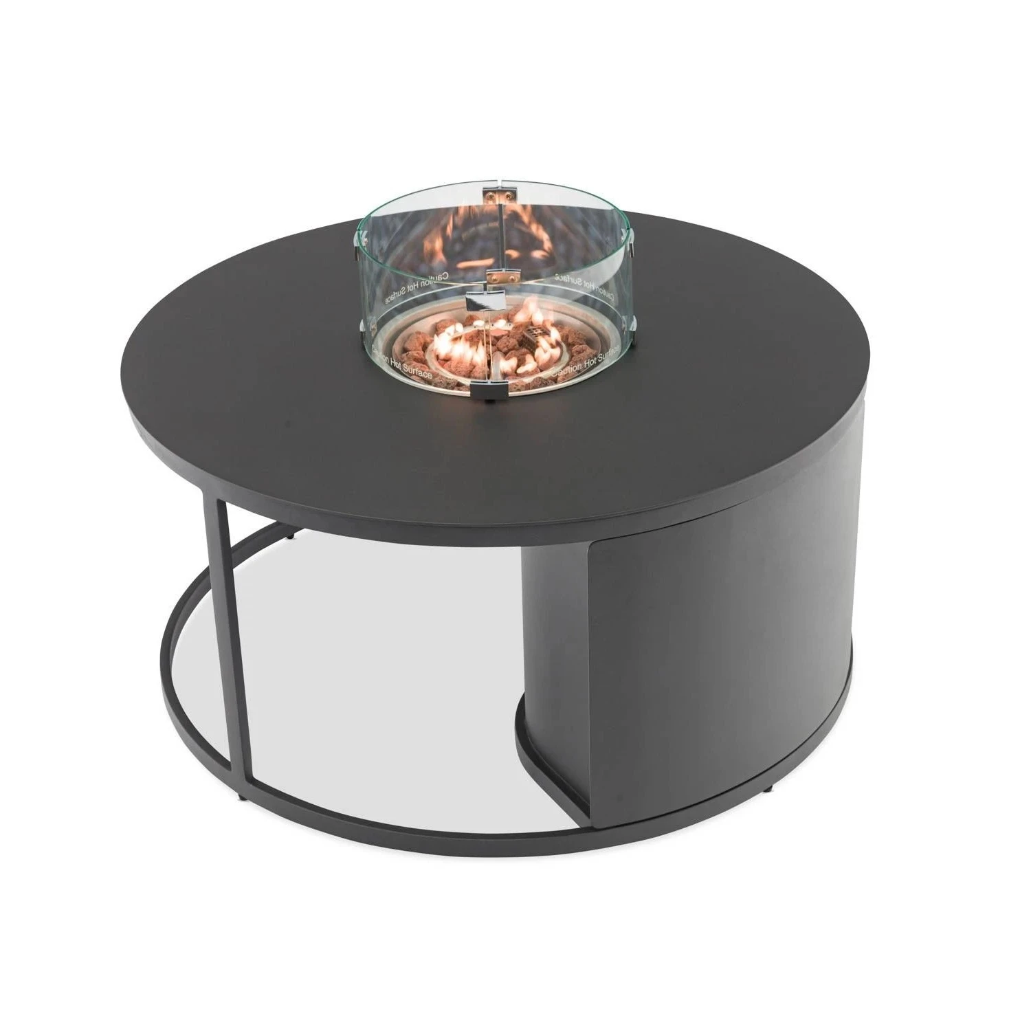 Стол-очаг FOGO круглый, антрацит