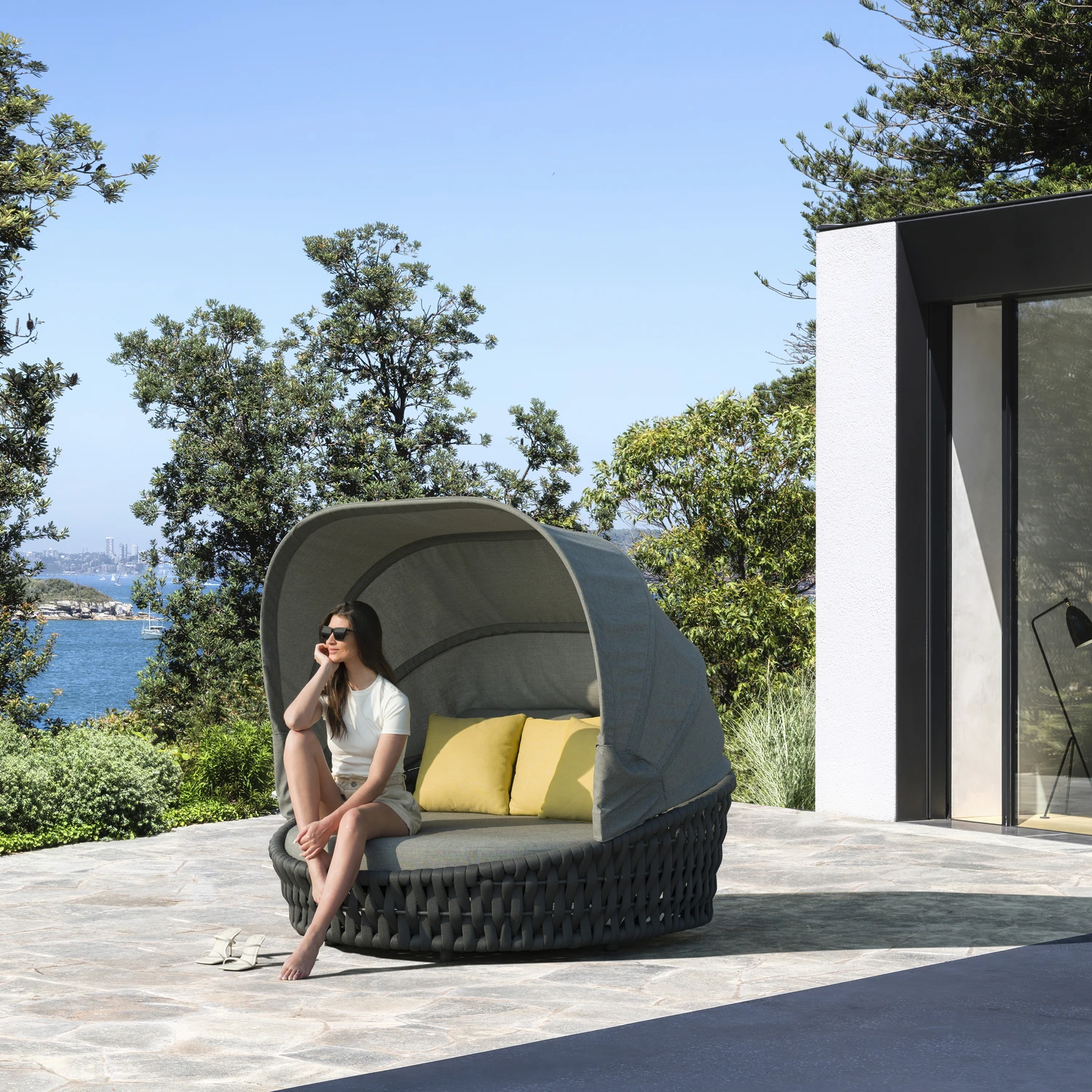 Диван с крышей HUG Антрацит