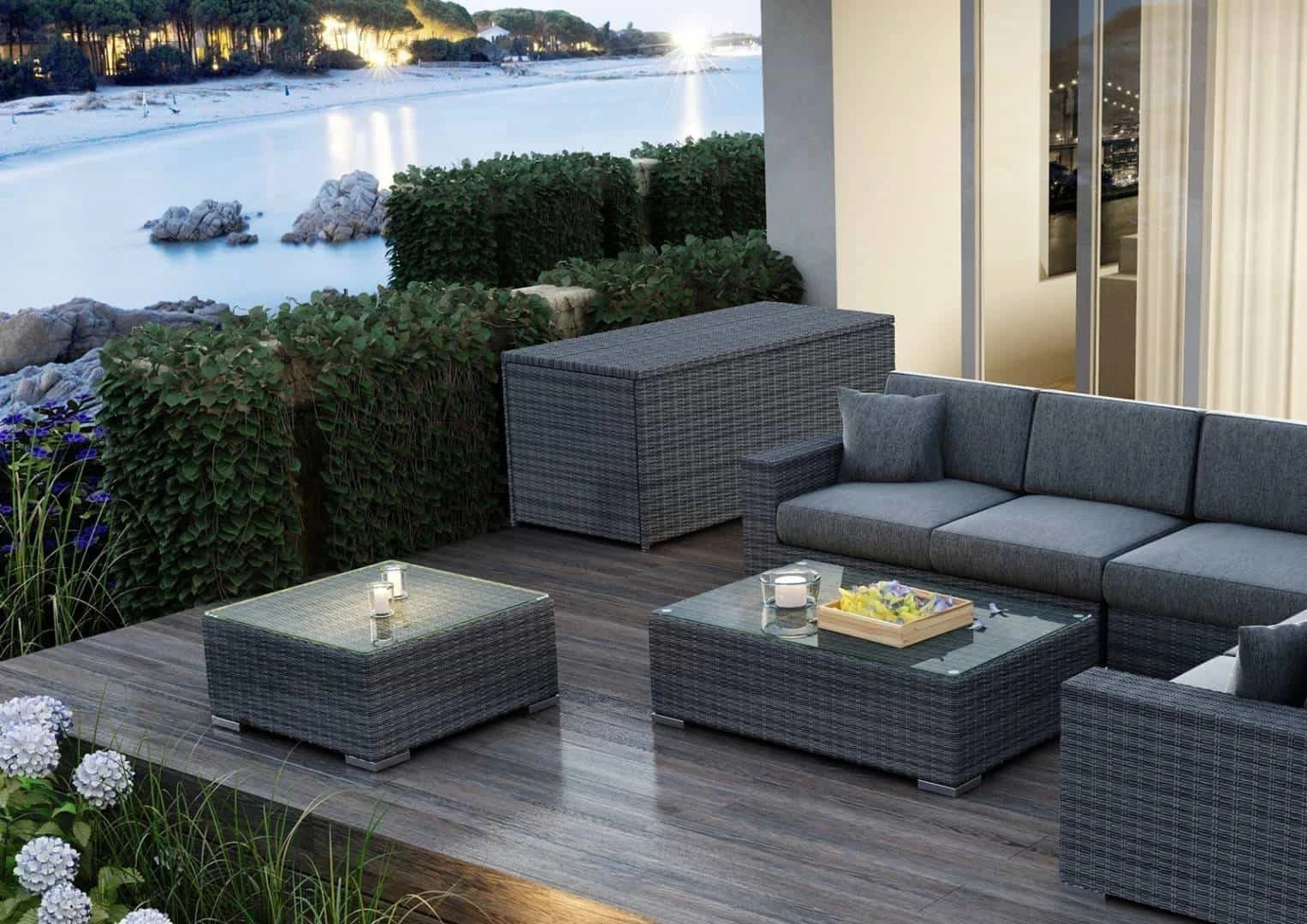 Ящик для хранения SCATOLA 160 Серый