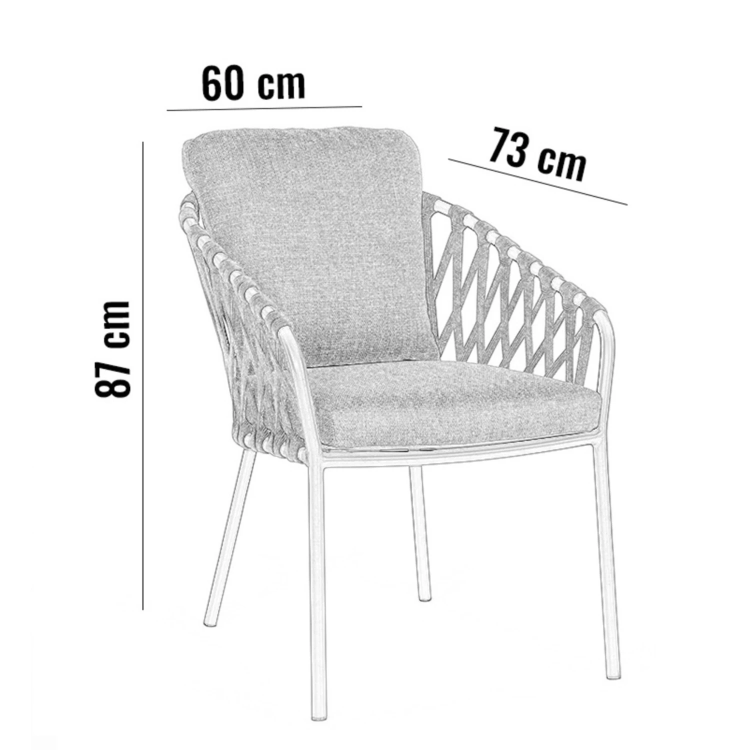 Кресло NAPPA Белый