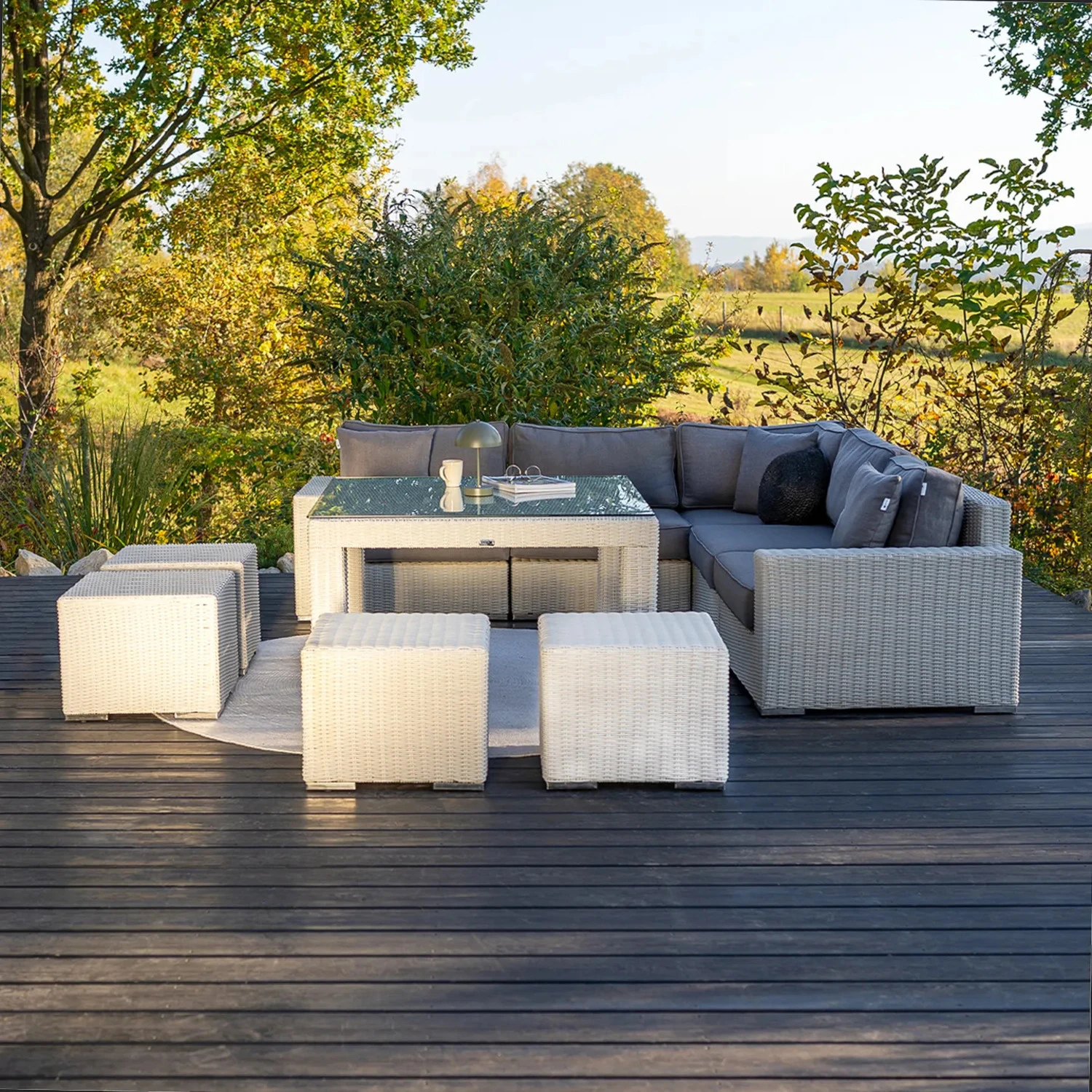 Обеденный комплект MILANO IV Белый