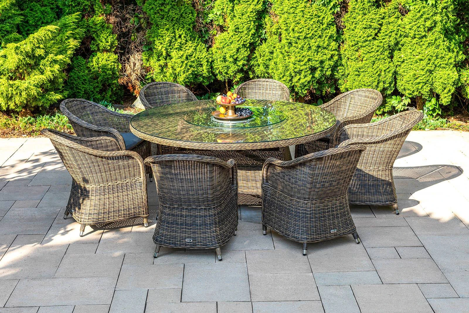 Обеденный комплект RONDO 180 + LEONARDO Песочный