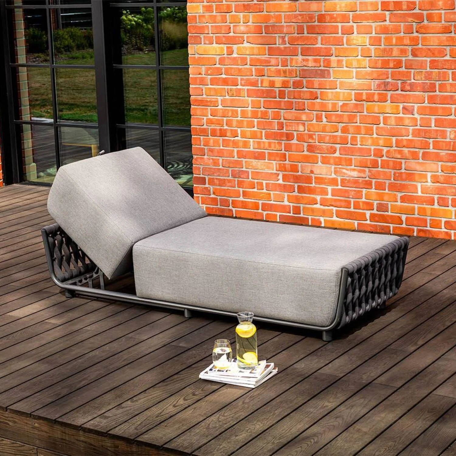 Шезлонг HUG Антрацит