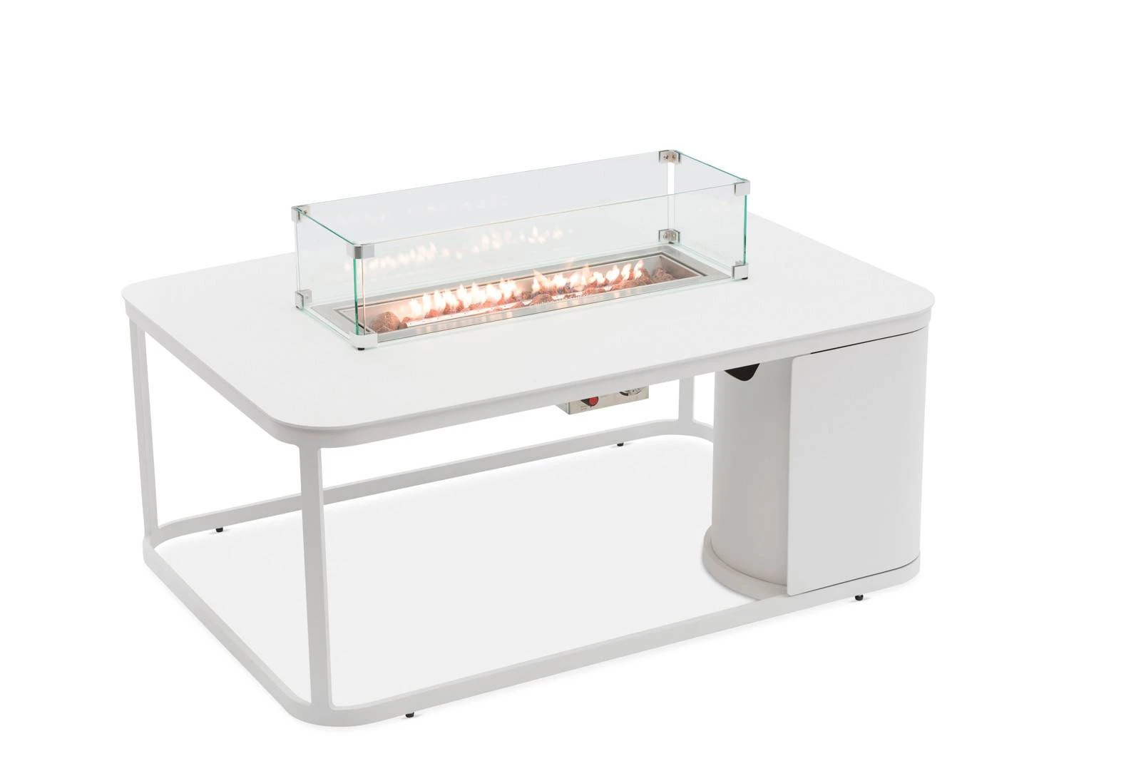 Стол-очаг FOGO прямоугольный, белый