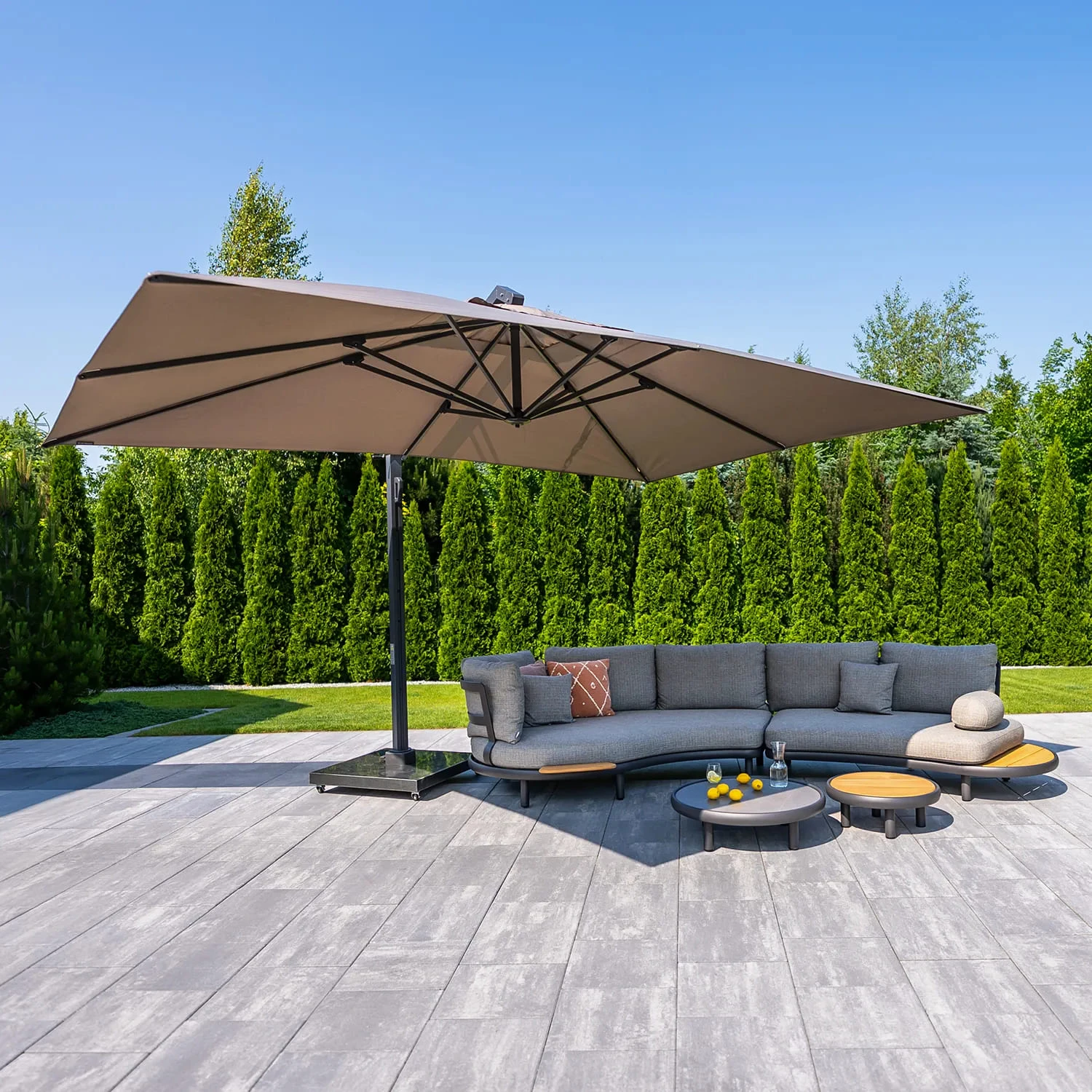 Садовый зонт ICON Premium 4x3 Havana