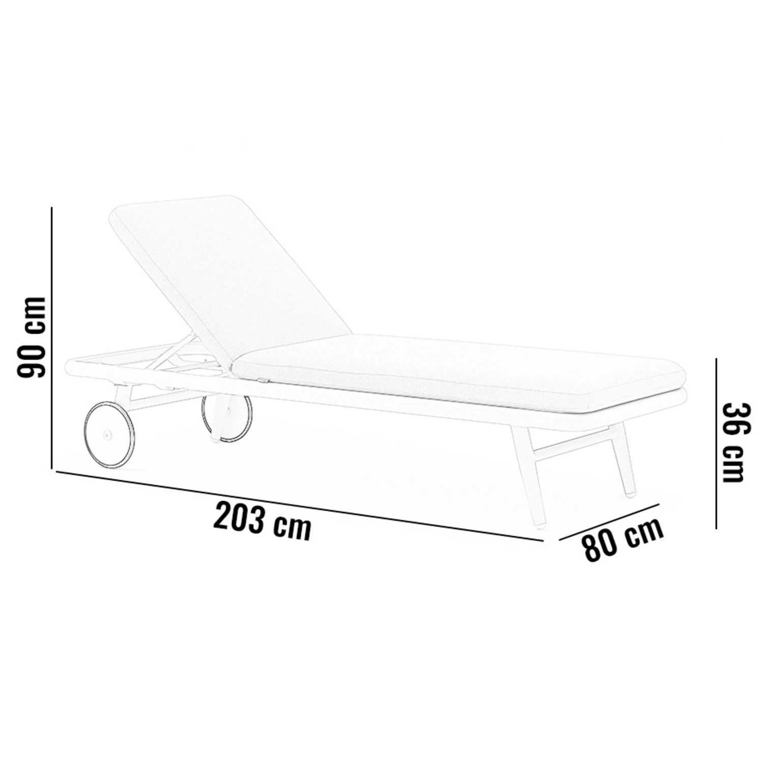 Шезлонг SCOOP