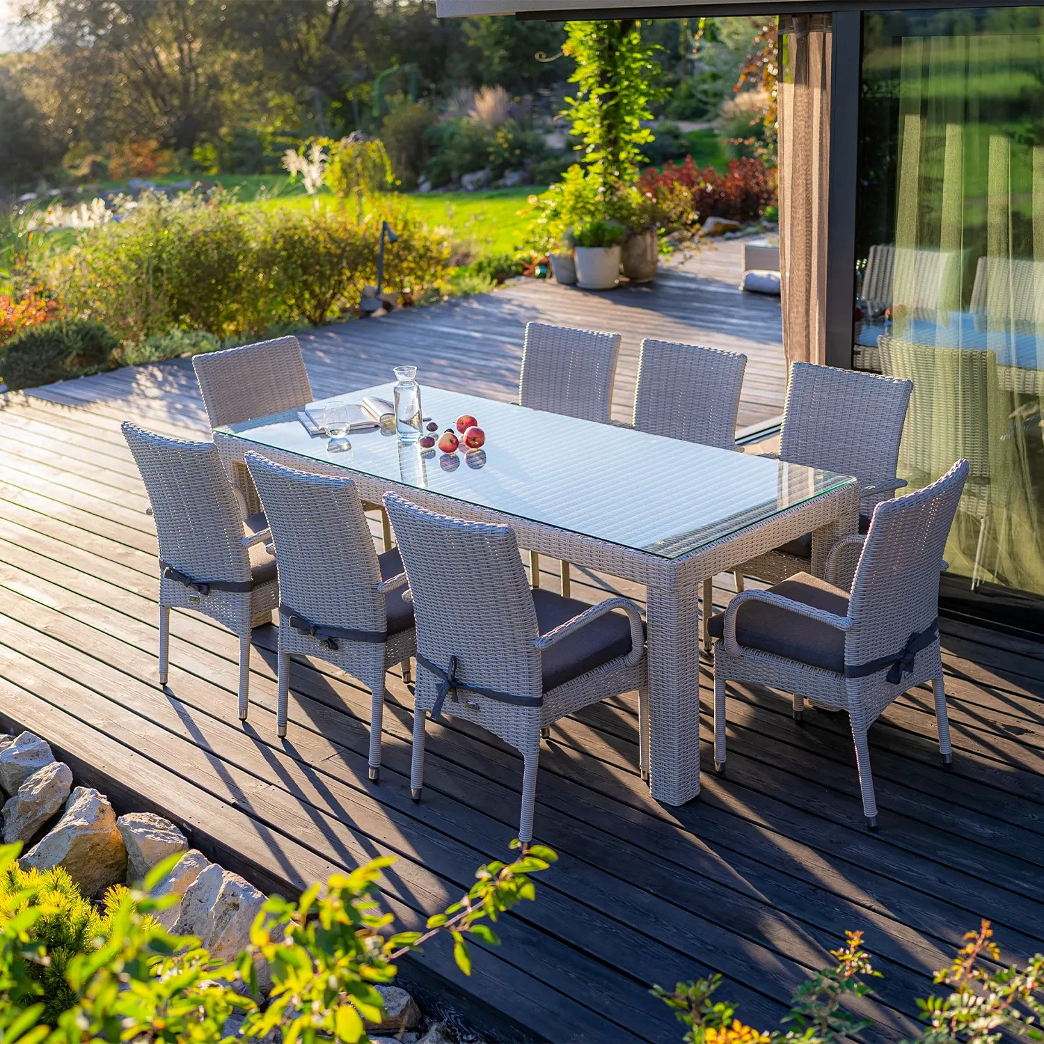 Стул с подлокотниками TRAMONTO Белый