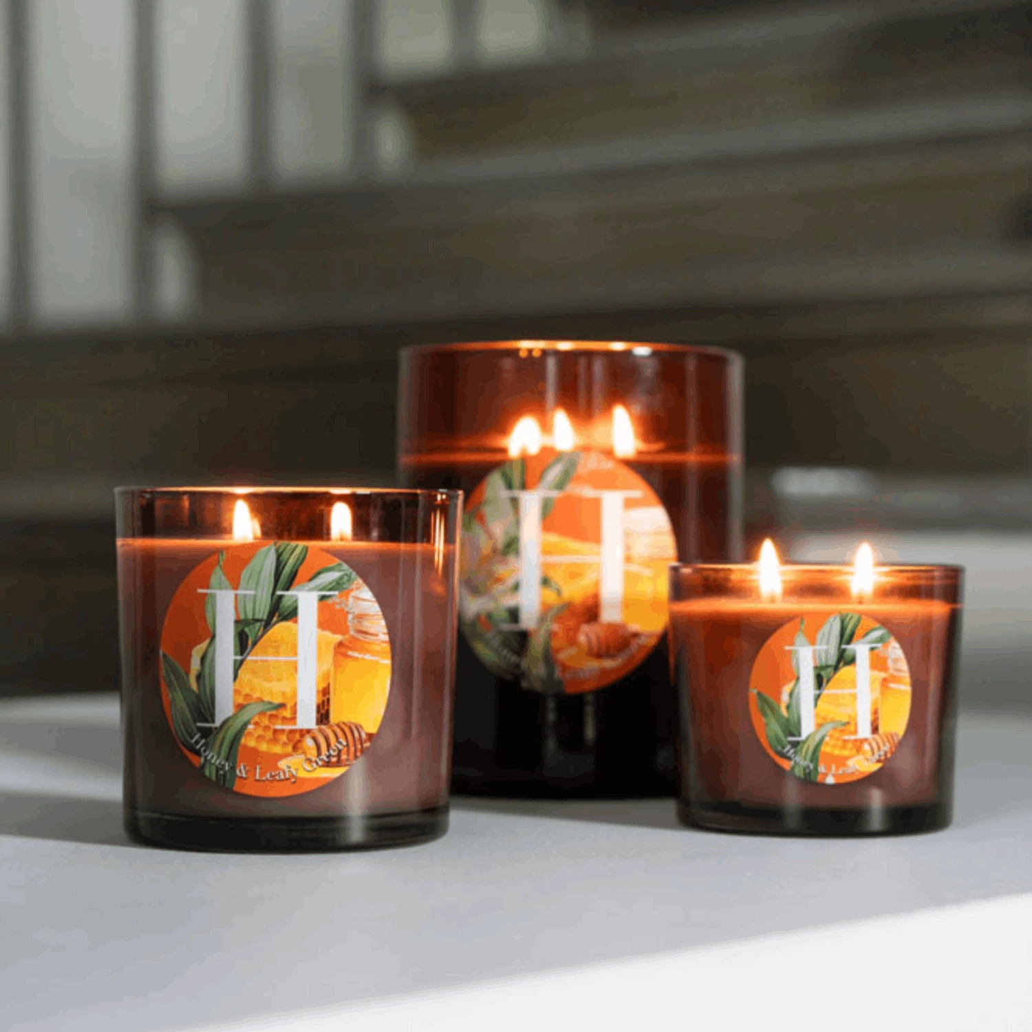 Свеча H «Honey & Leafy Green» 200