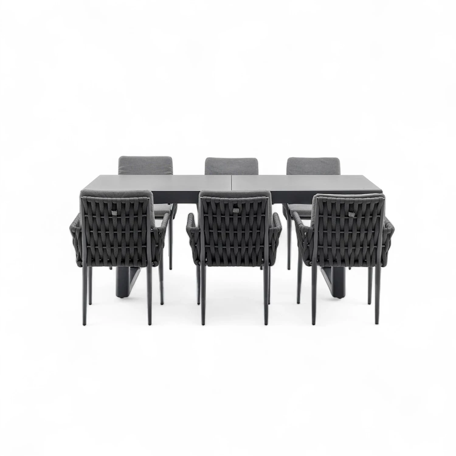 Обеденный комплект CLUB + HUG 6 Антрацит