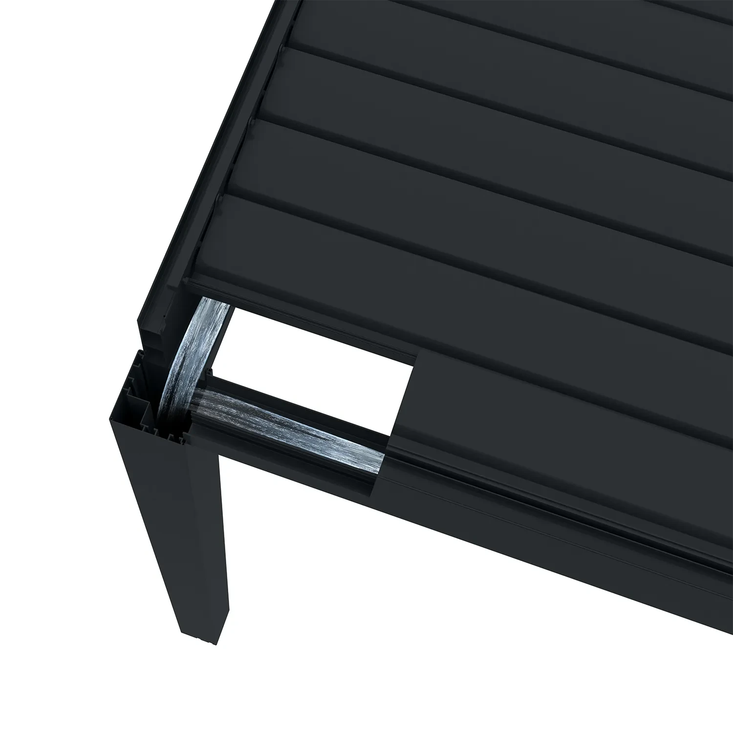 Пергола для террасы PERARA 6x3 Antracite