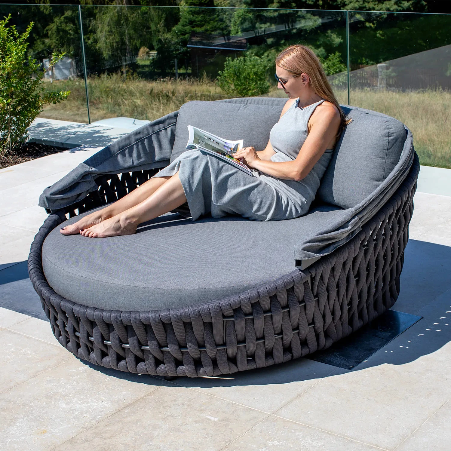 Диван с крышей HUG Антрацит