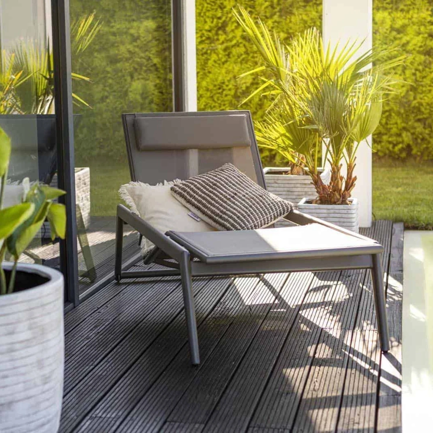 Шезлонг TERME Антрацит