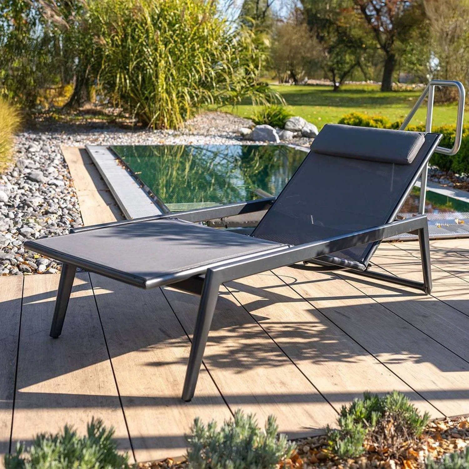 Шезлонг TERME Антрацит