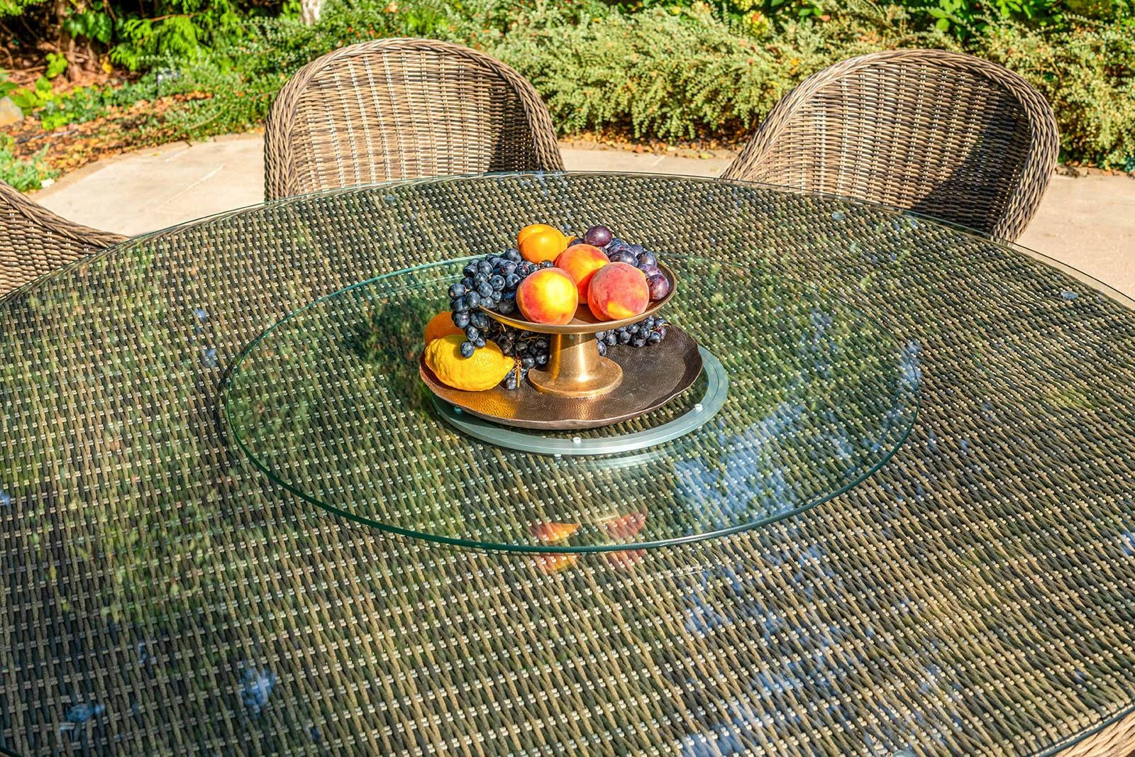 Обеденный комплект RONDO 180 + LEONARDO Песочный