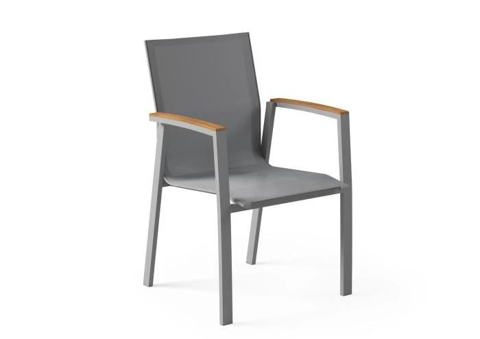 Стул LEON Teak Серый