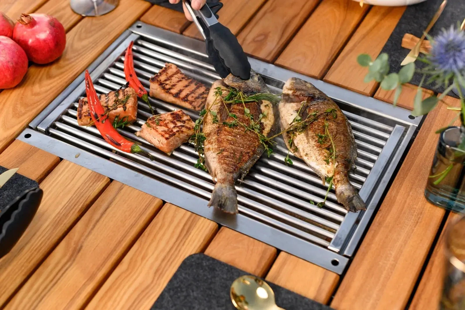 Стол с грилем FESTAVOLO MEDIO