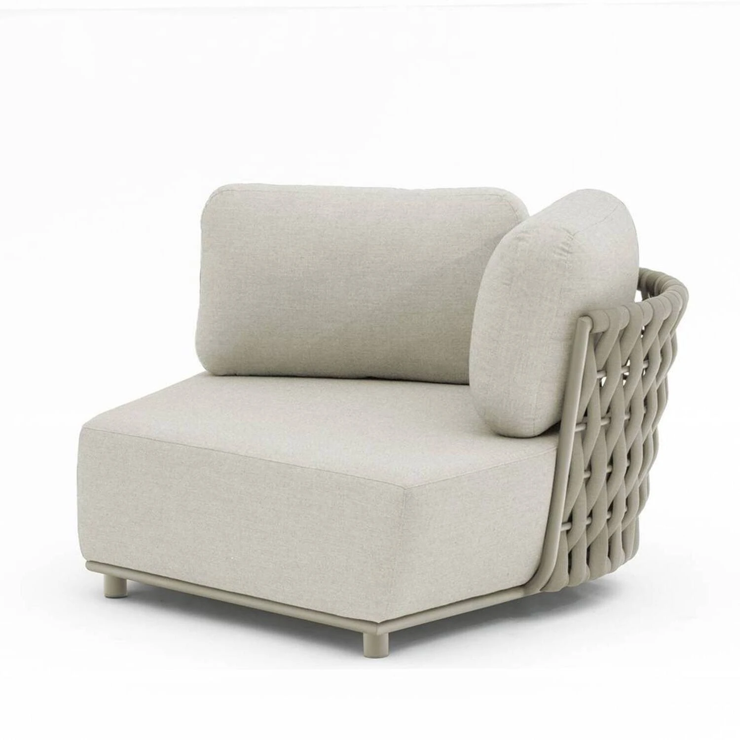 Левый округлый модуль HUG Бежевый