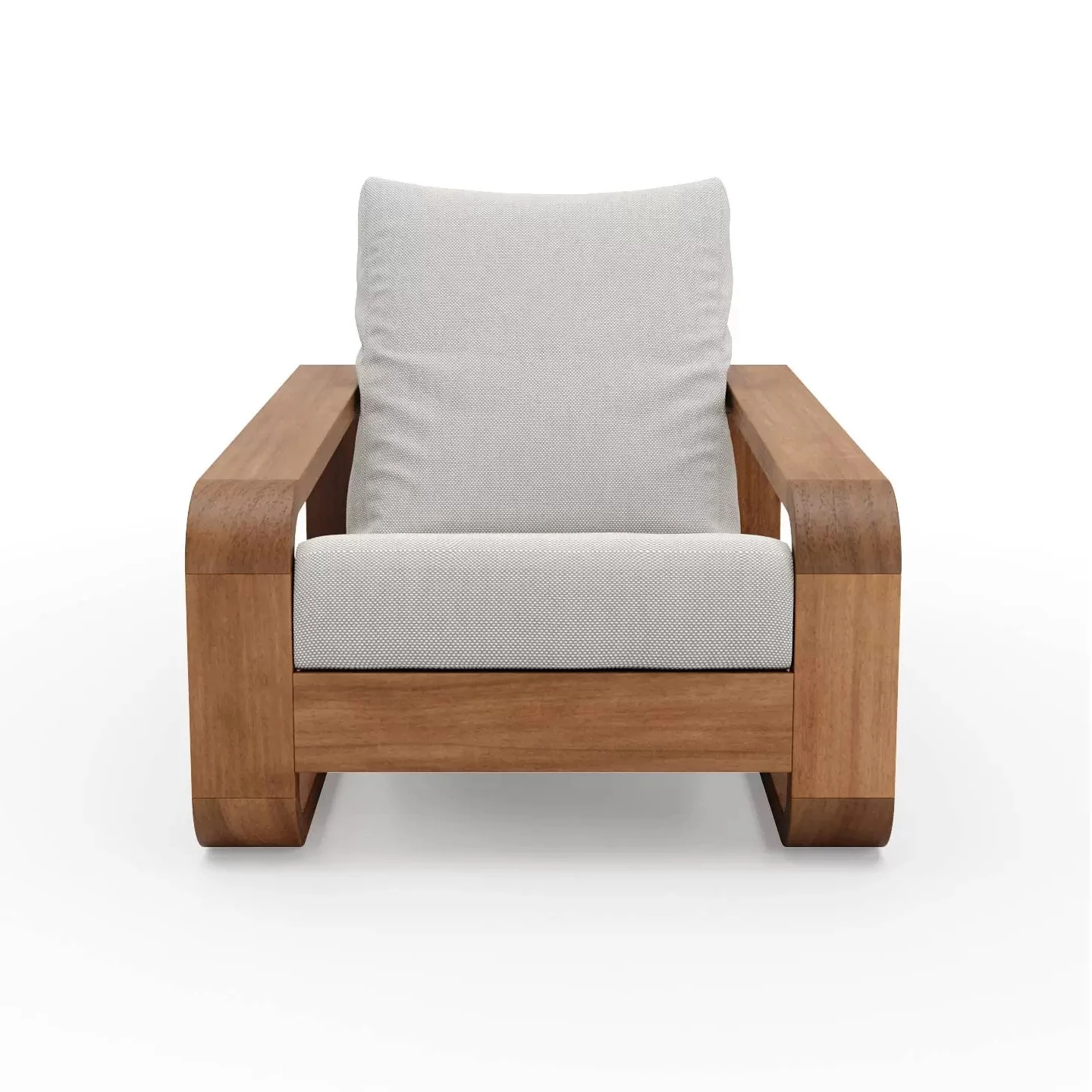 Кресло с пуфом CASSIA из дуба