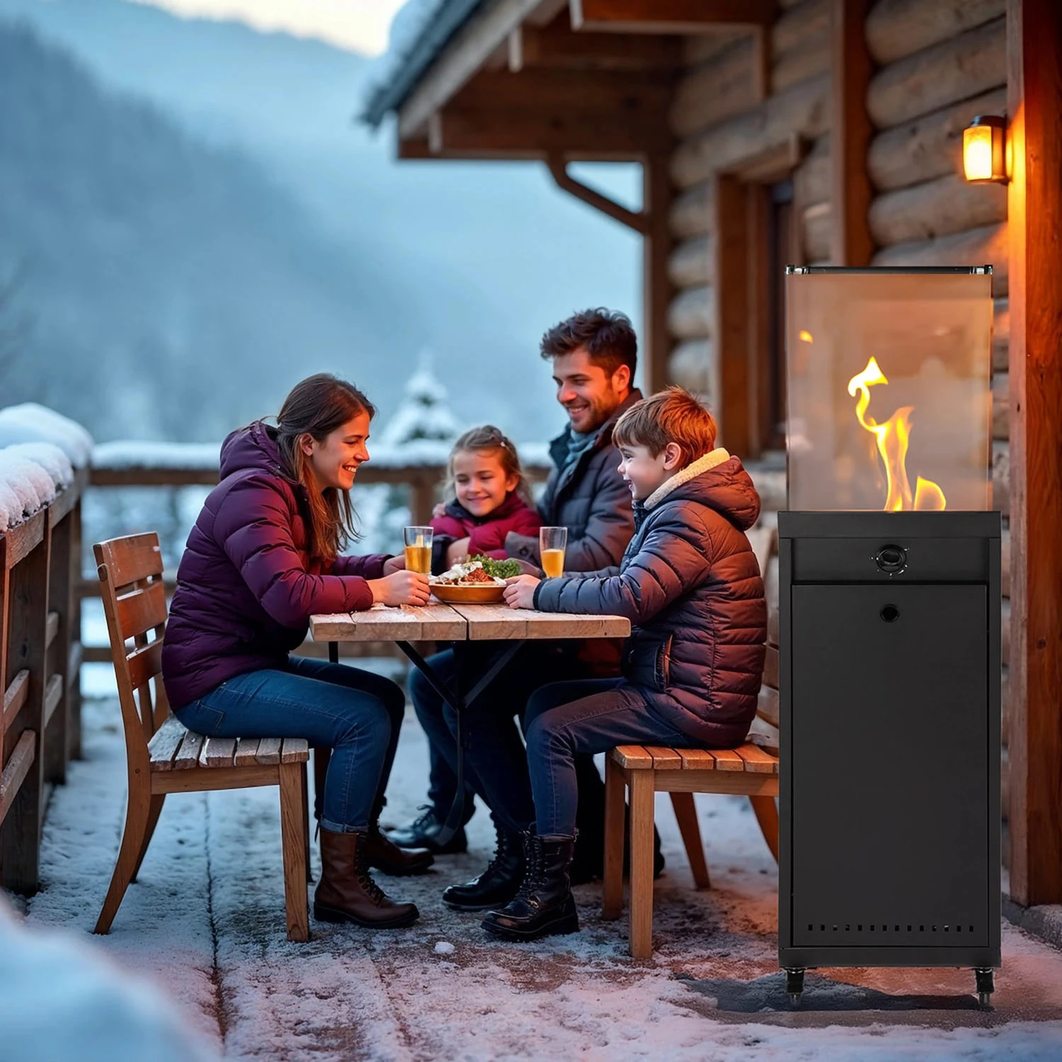 Газовый обогреватель ELDFEL Антрацит