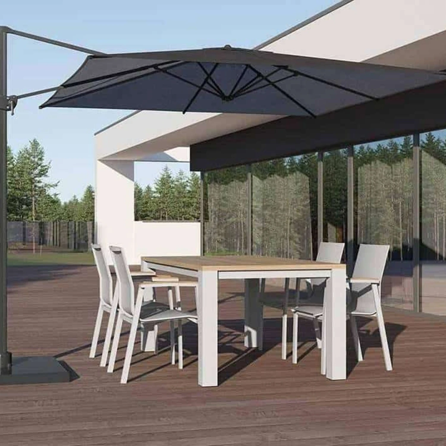 Стул LEON Teak Белый