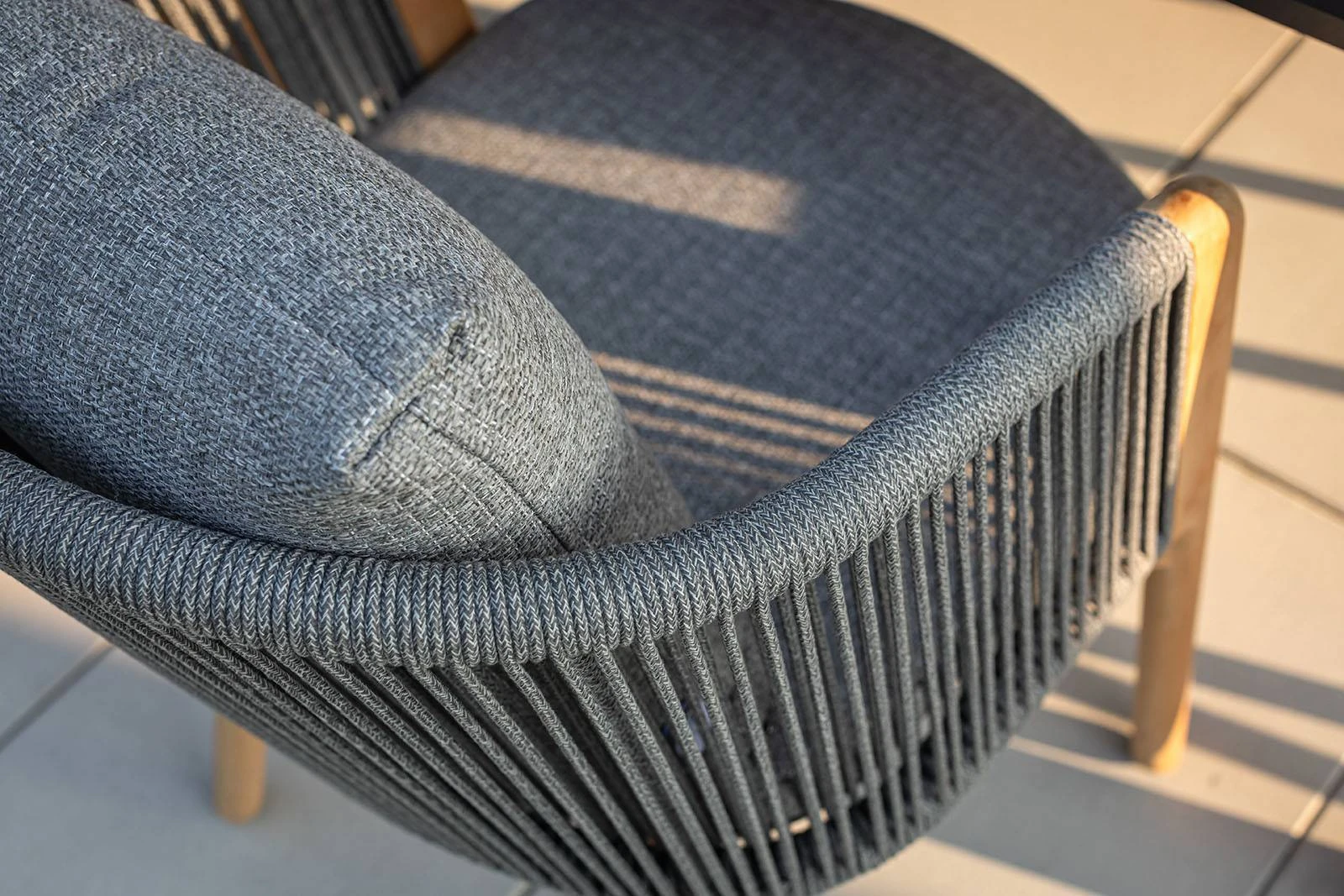 Обеденный комплект MURO + HAVEN Teak 6 Антрацит