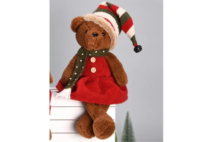 Мишка «JENNY» в шапке гнома