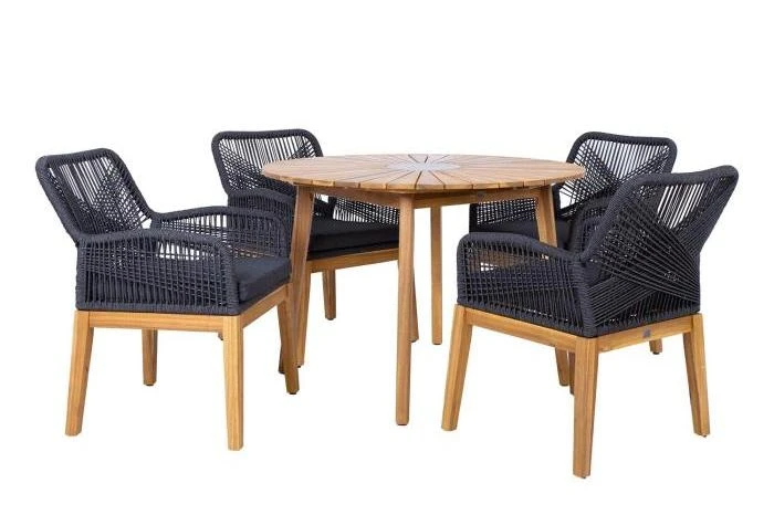 Обеденный комплект FLORIDA Антрацит