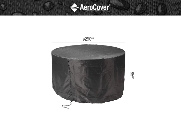 Чехол круглый на садовую мебель Ø250х85 см