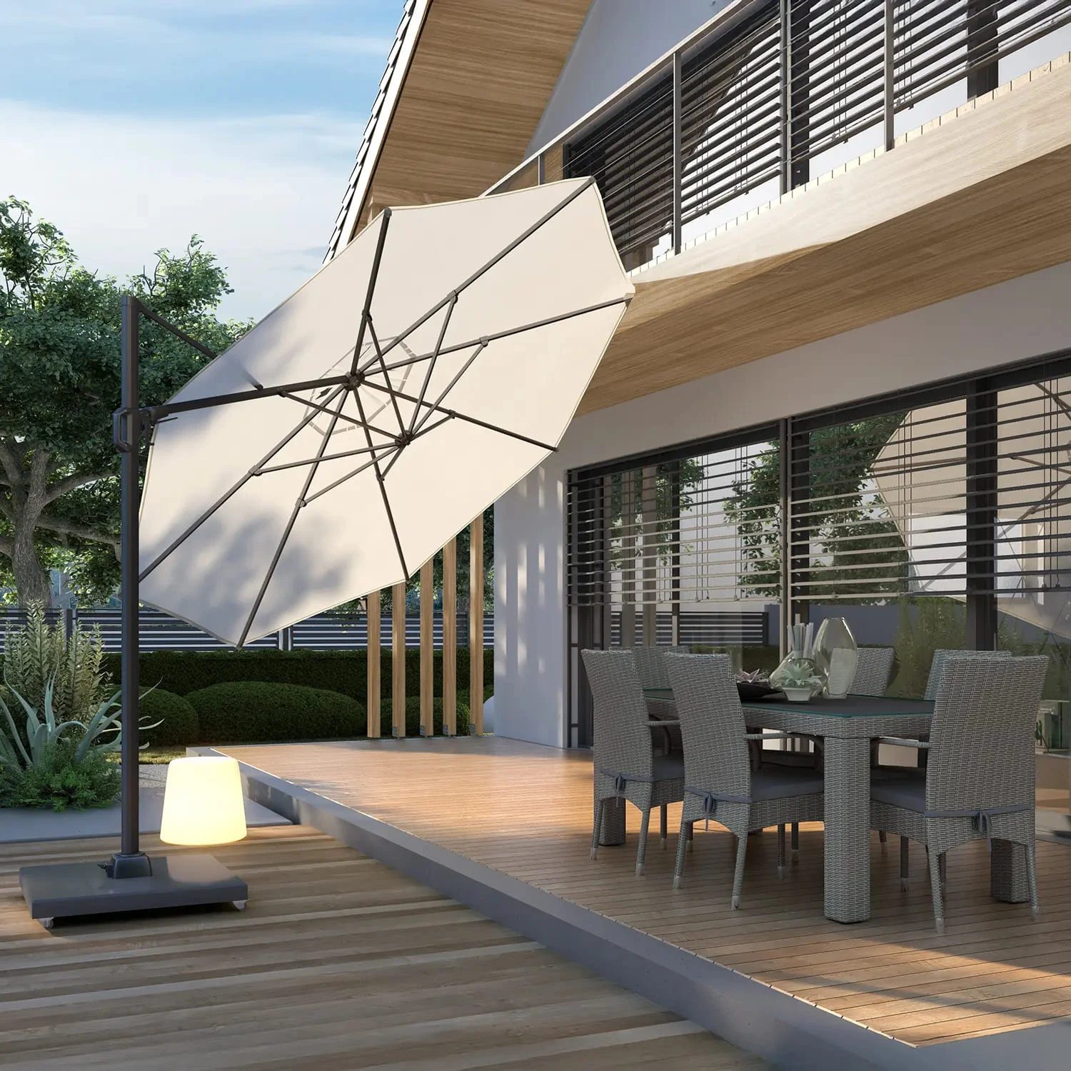 Садовый зонт CHALLENGER T² Premium Ø3,5 Havana