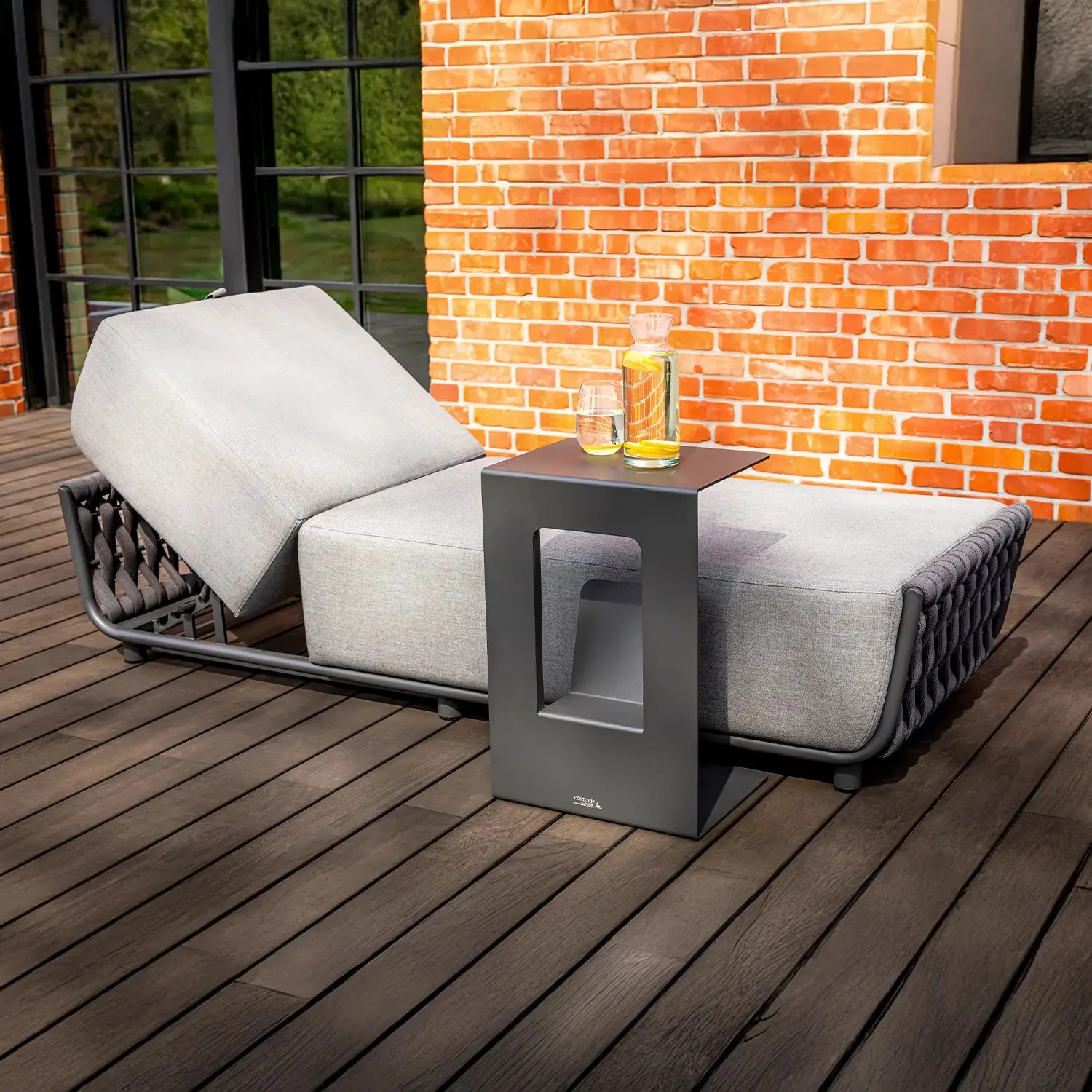 Шезлонг HUG Антрацит