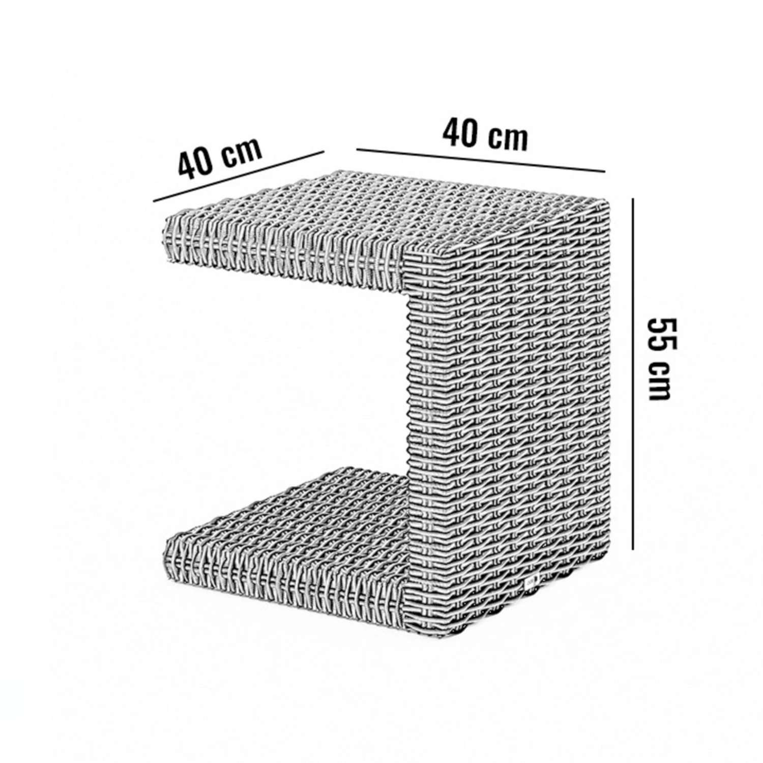 Приставной столик ROMEO Серый