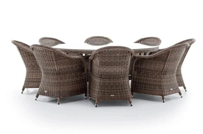 Обеденный комплект RONDO 180 + LEONARDO Песочный