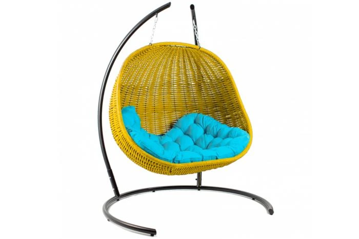Двойное подвесное кресло DUO Желтый