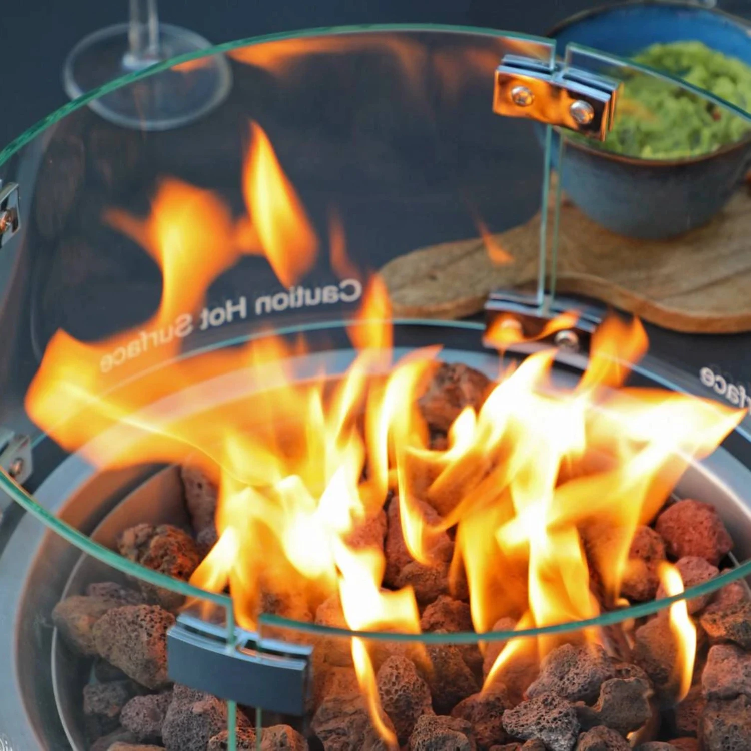 Стол-очаг FOGO круглый, антрацит