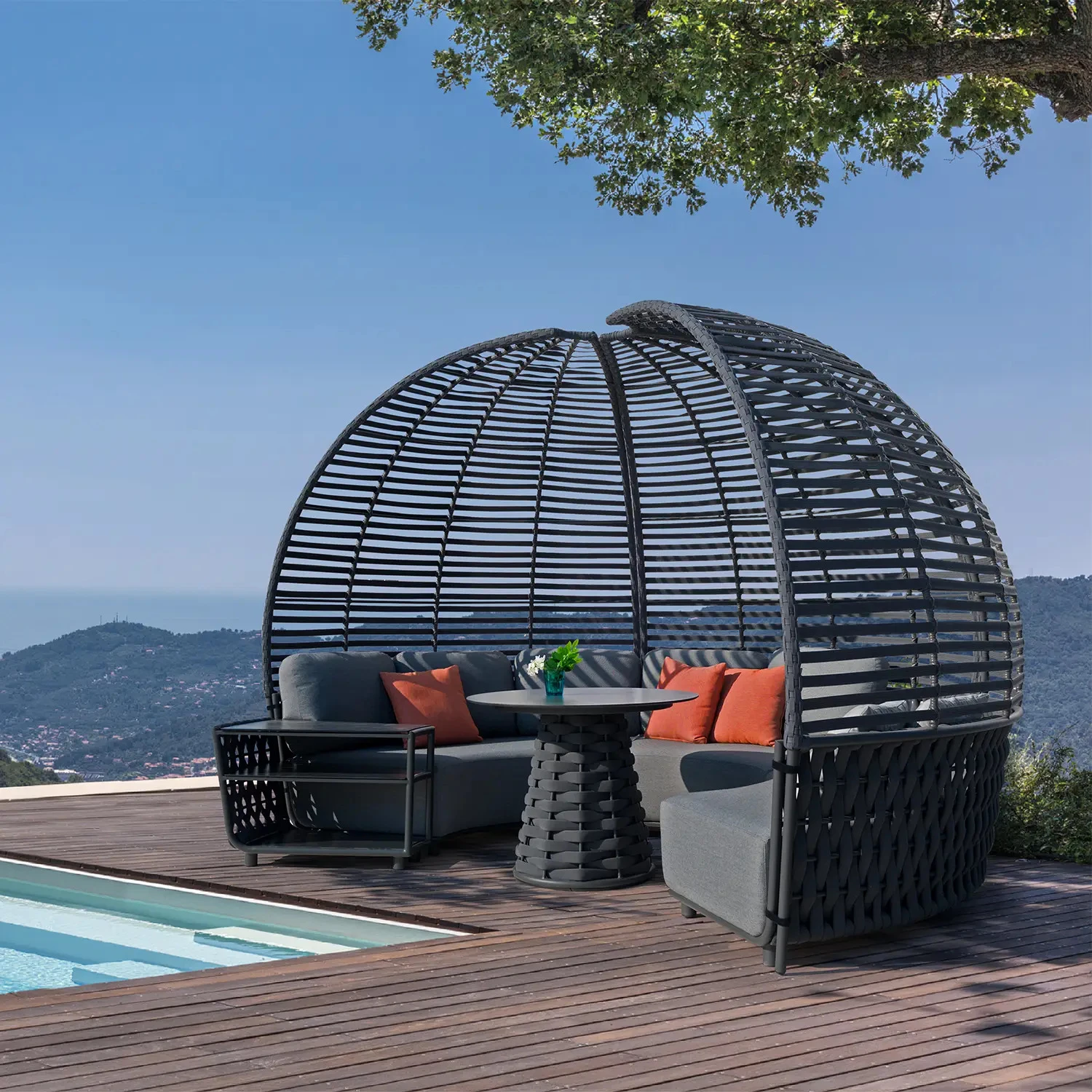 Беседка HUG II Антрацит