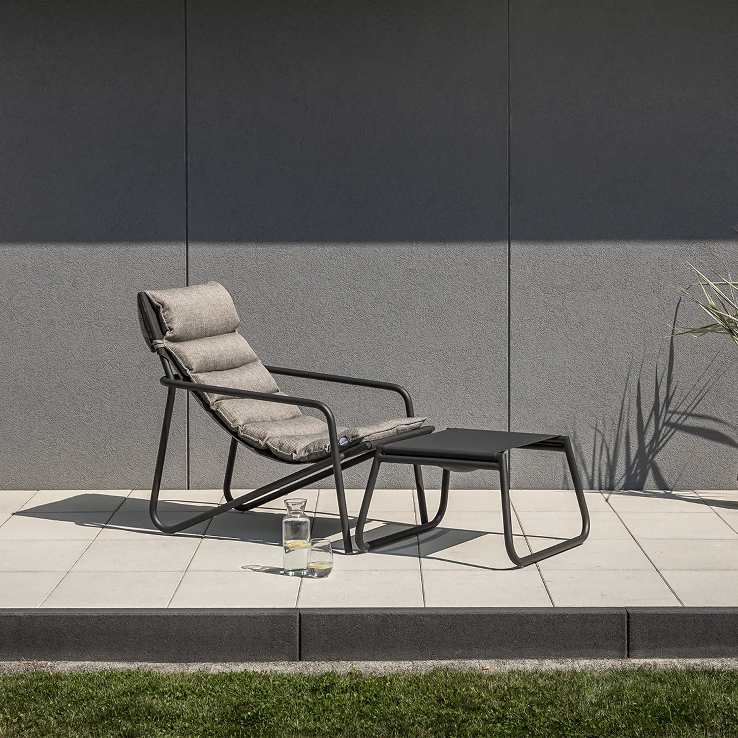 Шезлонг COAST Антрацит